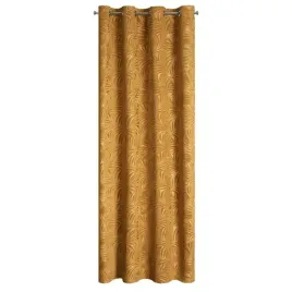 zaslona-z-motywem-roslinnym-na-przelotkach-livia-140x250-miodowa