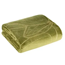 miekki-koc-flano-lotos8-150x200-oliwkowy-zloty