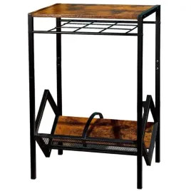 loftowy-stolik-pod-gramofon-metal-drewno-z-polka-na-winyle