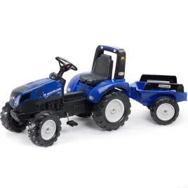 falk-traktor-na-pedaly-new-holland-duzy-z-przyczepka-od-3-lat