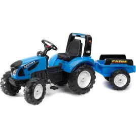 falk-traktor-landini-niebieski-na-pedaly-z-przyczepka-od-3-lat