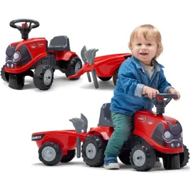 falk-traktorek-baby-case-ih-ride-on-czerwony-z-przyczepka-akc-od-1-roku