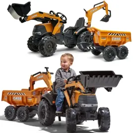 falk-traktor-case-ih-backhoe-pomaranczowy-z-przyczepka-ruchoma-lyzka