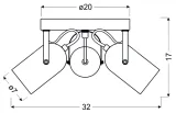 gray-plafon-3x40w-e14-szary