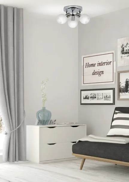 turno-plafon-3x40w-e14-chrom