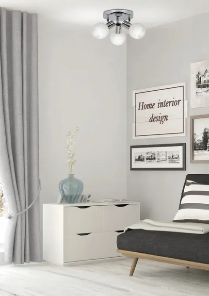 turno-plafon-3x40w-e14-chrom