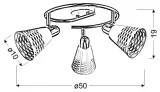 discovery-spirala-3x40w-e14-chrom-bialy