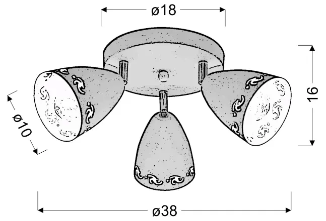 coty-plafon-3x40w-e14-bialy-mat