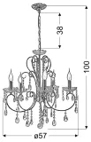 aurora-zwis-5-40w-e14-czarny