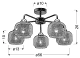 ray-ampla-5x40w-e14-chrom