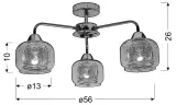 ray-ampla-3x40w-e14-chrom