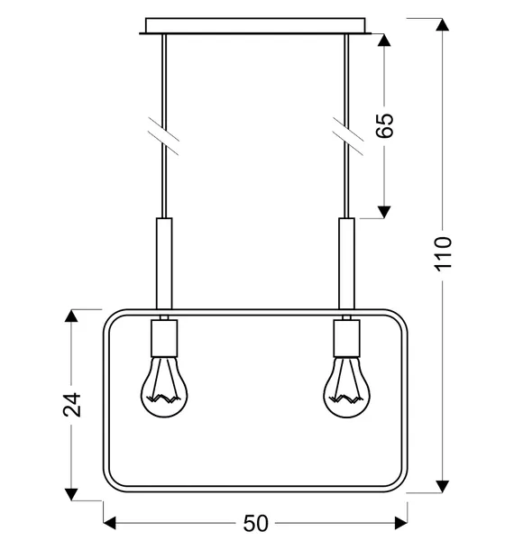 frame-zwis-2x60w-e27-bialy