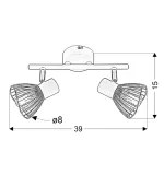 fly-listwa-2x40w-e14-czarny