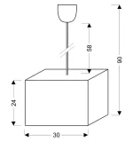 basic-zwis-30-1x60w-e27-czerwony