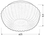 alta-plafon-26-1x60w-e27-bialy