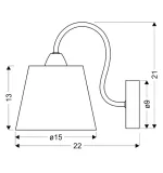 luk-kinkiet-1x40w-e14-chrom
