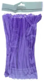 fioletowe-druciki-kreatywne-druty-pluszowe-31-cm-100-sztuk-wyciory-ozdobne