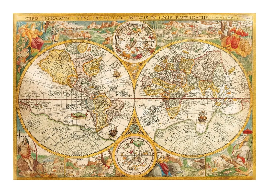 puzzle-2000-clementoni-ancient-map-32557-stan-nowy