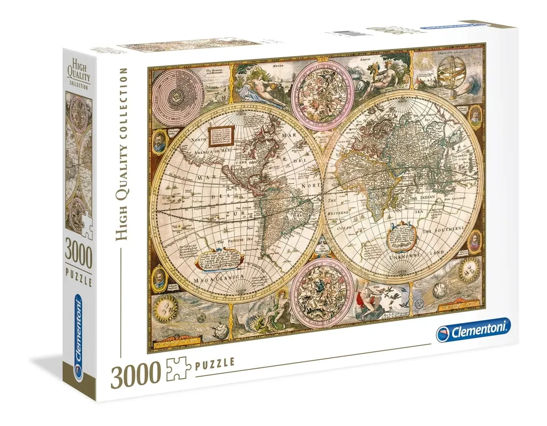 puzzle-3000-clementoni-old-map-33531
