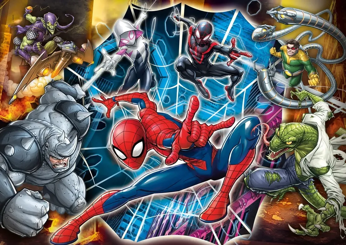 puzzle-104-clementoni-maxi-spiderman-23716-stan-nowy