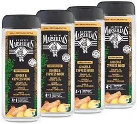 le-petit-marseillais-zel-pod-prysznic-dla-mezczyzn-imbirandcyprys-400ml-x4szt