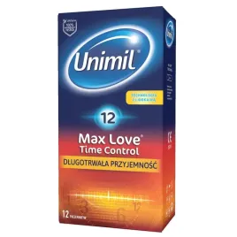 unimil-max-love-time-control-nawilzane-lateksowe-prezerwatywy-12szt