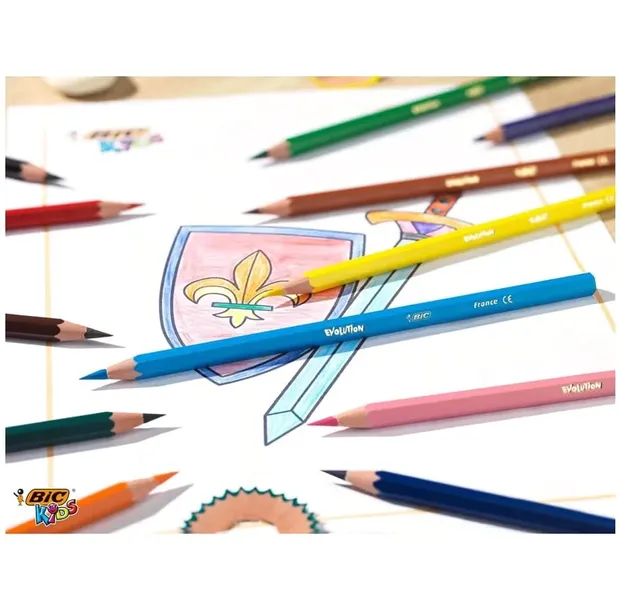 kredki-szkolne-36k-eco-evolution-bic-stan-nowy