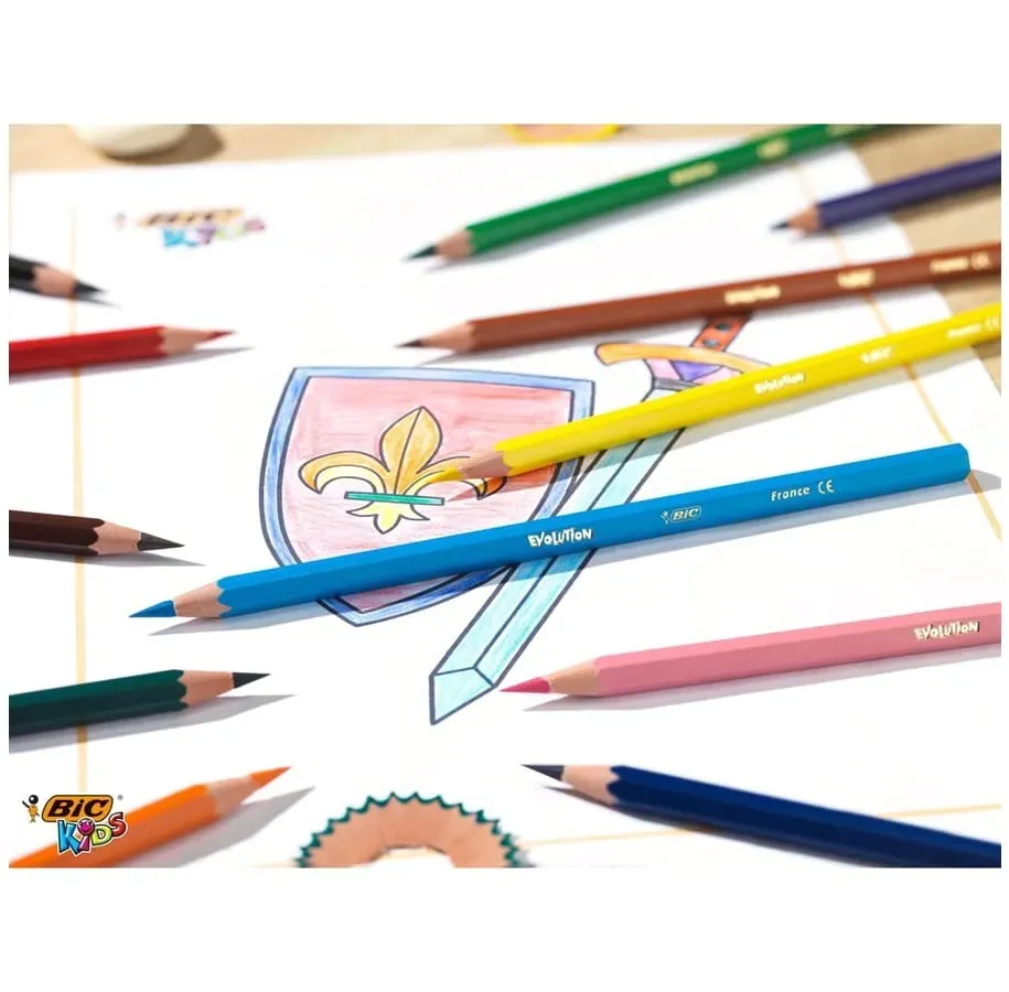 kredki-szkolne-36k-eco-evolution-bic-stan-nowy