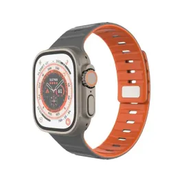 fixed-silicone-magnetic-strap-pasek-jasny-szary-silikon-stal-nierdzewna