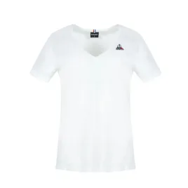 le-coq-sportif-t-shirt-damski-bialy