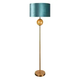 lampa-stojaca-z-welwetowym-abazurem-musa-46x165-turkusowa-zlota