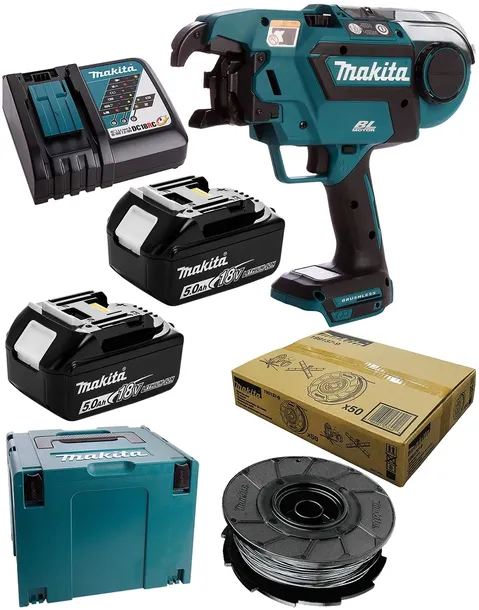 Wiązarka zbrojeń 18V 2x5Ah MAKITA DTR180RTJ +drut