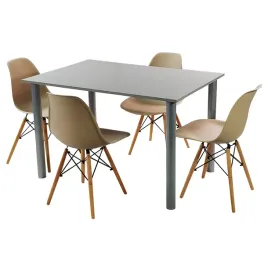 zestaw-stol-lugano-120-szary-i-4-krzesla-milano-bezowe