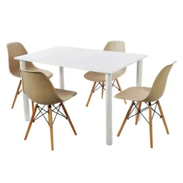 zestaw-stol-lugano-120-bialy-i-4-krzesla-milano-bezowe