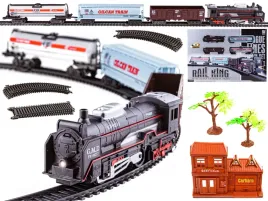 elektryczna-kolejka-rail-king-parowoz-3-wagony