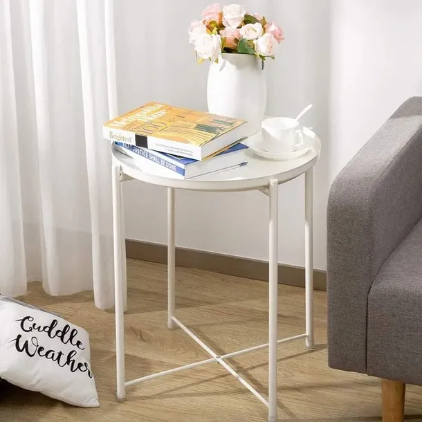 stolik-okragly-metalowy-w-stylu-loft-bialy