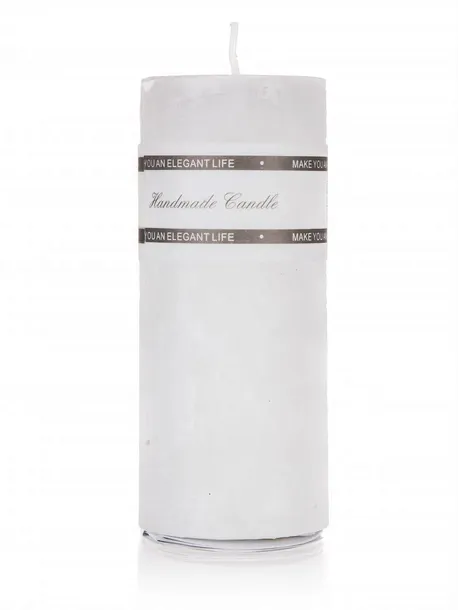 swieca-5x12cm-biala