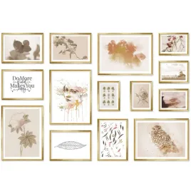 zestaw-zlotych-ramek-galeria-komplet-14-drewnianych-ram
