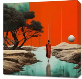 obraz-60x60cm-sciezka-wodnej-decyzji