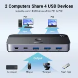 przelacznik-switch-ugreen-cm662-usb-3-0-switch-2-in-4-2x-kabel-usb-a-stan-nowy