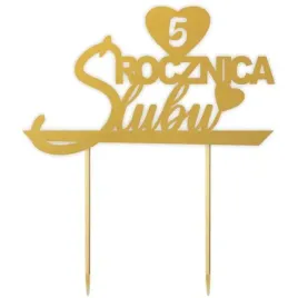 topper-papierowy-5-rocznica-slubu-zloty-155-x-175-cm