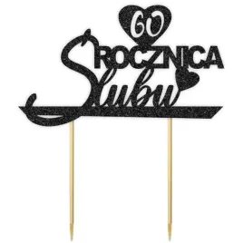 topper-papierowy-60-rocznica-slubu-czarny-brokat-155-x-175-cm