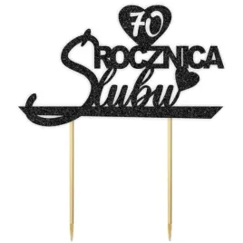 topper-papierowy-70-rocznica-slubu-czarny-brokat-155-x-175-cm