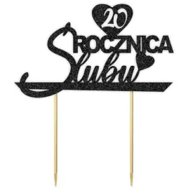 topper-papierowy-20-rocznica-slubu-czarny-brokat-155-x-175-cm