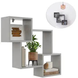 polka-wiszaca-scienna-ksiazki-regal-71x78-szara