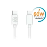 forever-kabel-usb-c-usb-c-10-m-3a-bialy