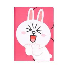 line-friends-teczka-do-przechowywania-dokumentow-kroliczek-cony-a4-24-x