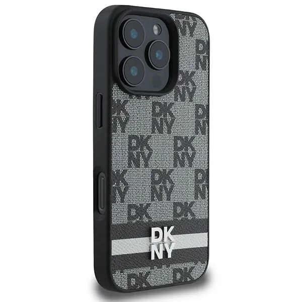 etui-dkny-checkered-pattern-and-printed-stripes-na-iphone-16-pro-max-czarne-kolor-inny