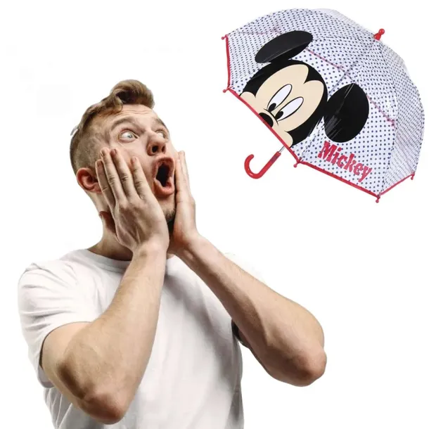 parasol-myszka-mickey-czerwony-cerda