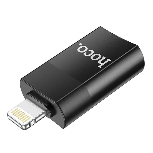 hoco-ua17-adapter-usb-t0-lightning-black-stan-nowy-waga-z-opakowaniem-0-3-kg